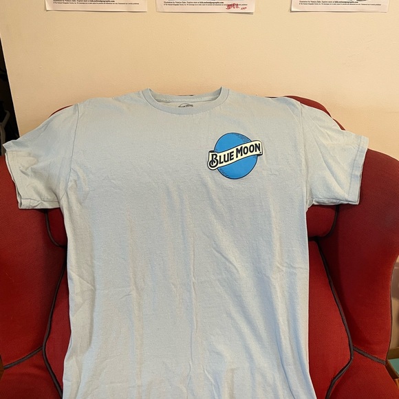 Blue Moon logo Men's T-Shirt - Picture 1 of 3